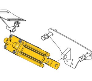 Pneumatic Cylinder to fit Cifa Mixer Discharge Hopper