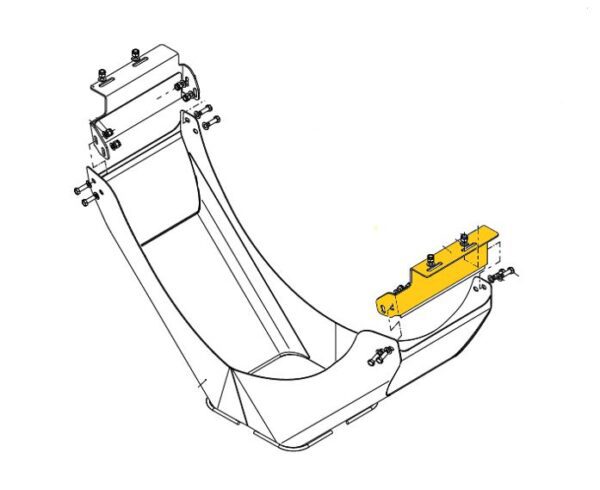 Cifa Mixer Hopper Support Bracket R/H