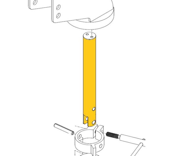 Cifa Mixer Discharge Chute Support Pin