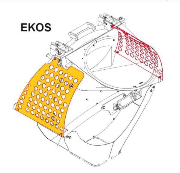Cifa Mixer EKOS DOUBLE GUARD CRANKCASE ASSEMBLY COVER LH