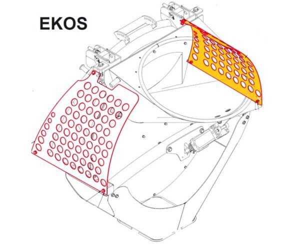 Cifa Miver EKOS DOUBLE GUARD CRANKCASE ASSEMBLY COVER RH