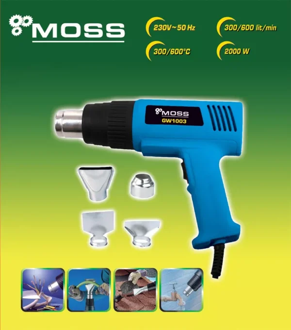 HOT AIR HEAT GUN 2000W +TOOLS - Image 2