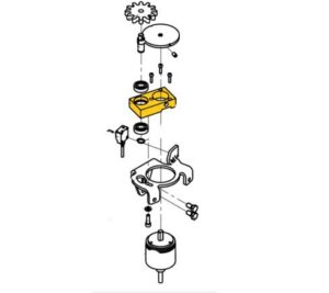 Palfinger Platform Approximity switch plate