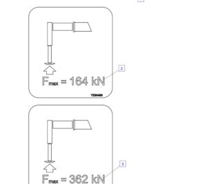 Palfinger  Decal - Decal - Leg "F Max. = 164kN