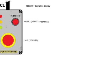 Palfinger M-Series DISPLAY-NON VB *M*(Control Next To Stand Up Controls)