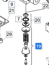 Palfinger Spring Set For M125 Crane