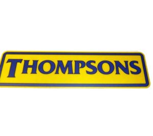 Thompsons Name Plate & Stickers