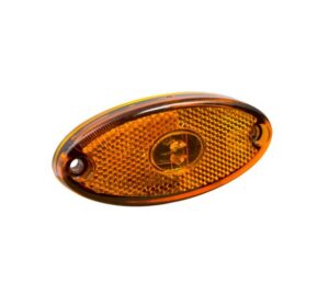 ASPOCK FLATPOINT II LED SIDE MARKER LIGHT AMBER 12/24V