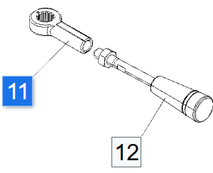 Lever bearer for PK32080
