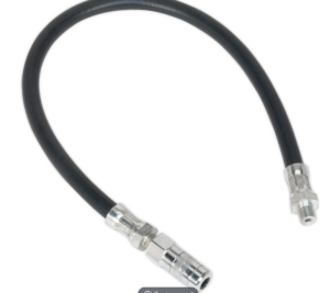 Rubber Del Hose with 4-Jaw For Grease Gun
