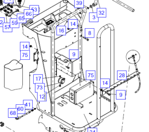 Palfinger Inclinometer (Level Gauge) for M125L Crane