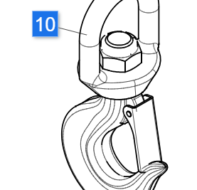 Palfinger HOOK-CRANE 15T for PK44502