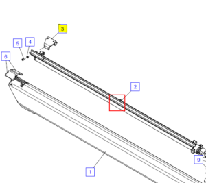 Palfinger Cylinder Guide for PK12000M